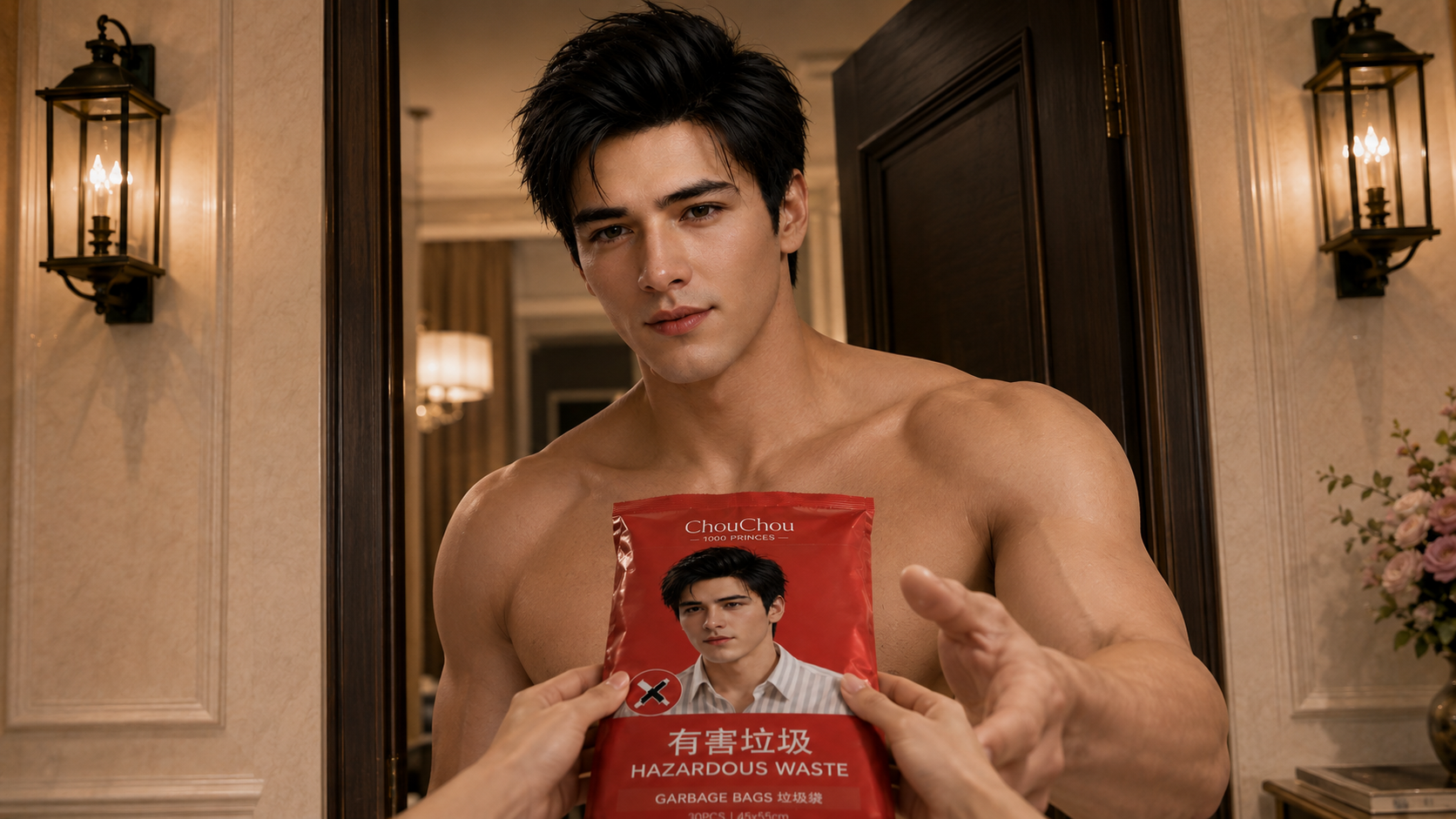 琮威打开9号房房门